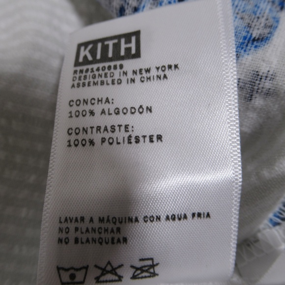 Kith White and Blue Floral Sweater/Hoodie - Picture 12 of 12
